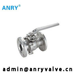 βαλμένη φλάντζα RF σωμάτων SS304 2piece WCB επιπλέουσα βαλβίδα σφαιρών σφαιρών PTFE κάθισμα