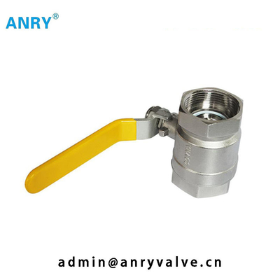 Ενός κομματιού βαλβίδα σώματος PTFE Viton SeatBall ανοξείδωτου CF8 CF8M