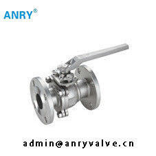 βαλμένη φλάντζα RF σωμάτων SS304 2piece WCB επιπλέουσα βαλβίδα σφαιρών σφαιρών PTFE κάθισμα